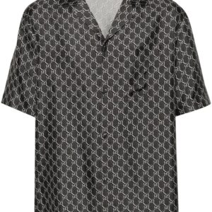Gucci  GG-print silk shirt