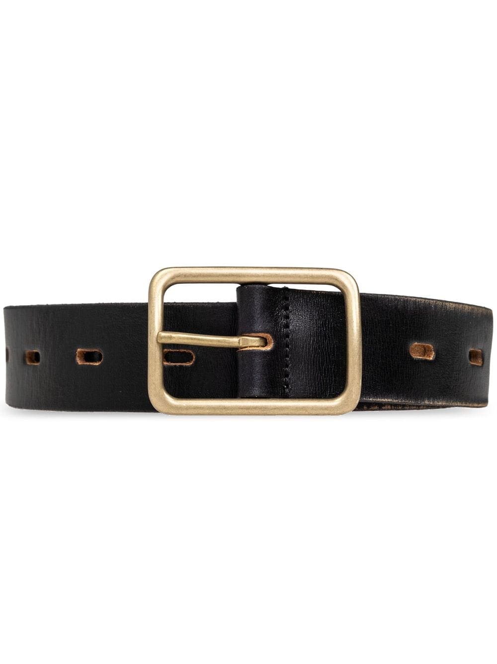 Louis Vuitton buckled leather belt