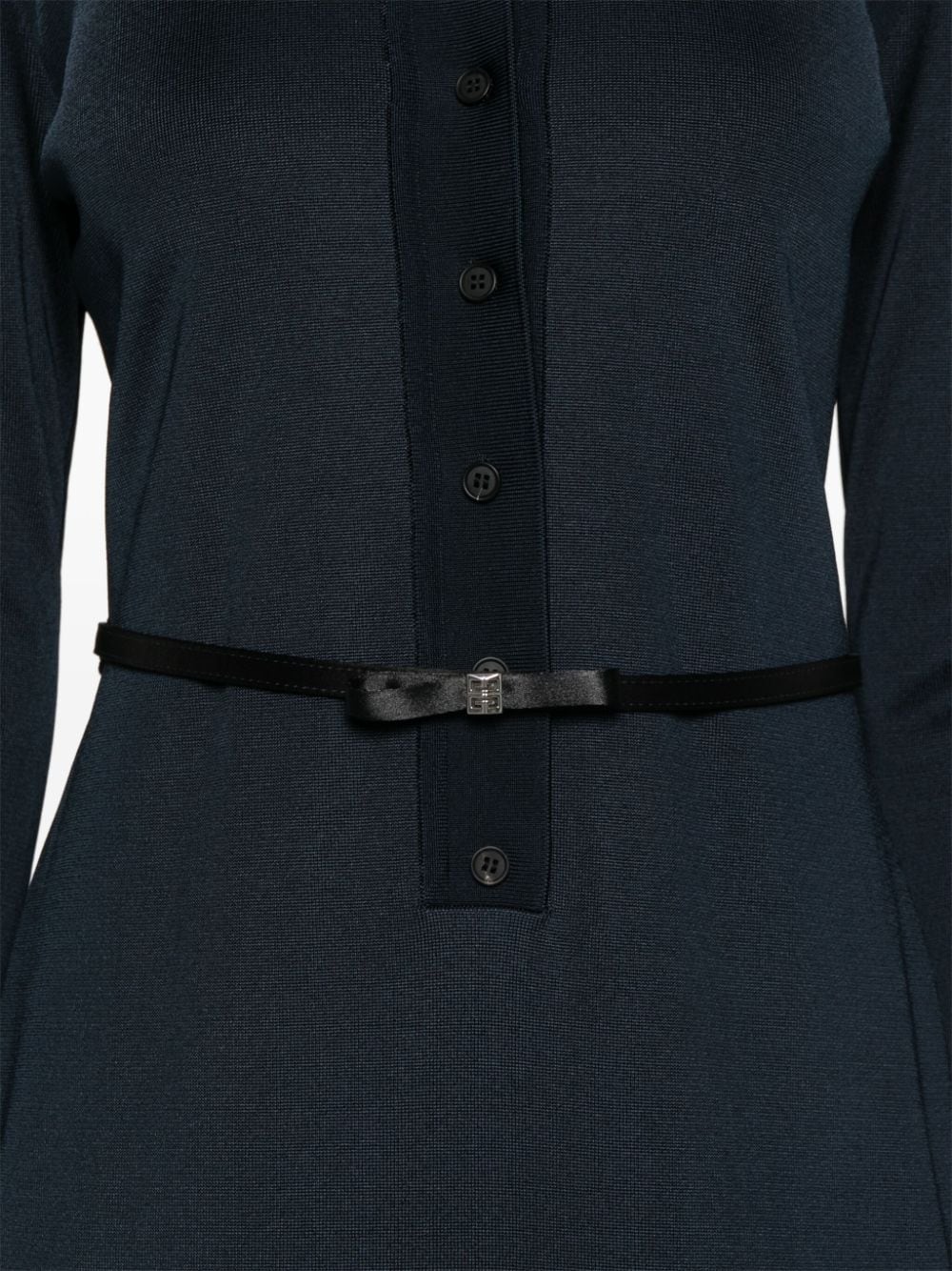 Givenchy belted polo-collar midi dress - Image 5
