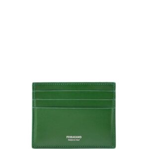 Ferragamo logo-print leather wallet