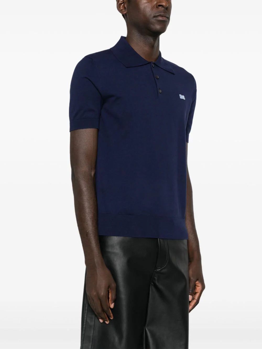 DSQUARED2 logo-embroidered cotton polo shirt - Image 3