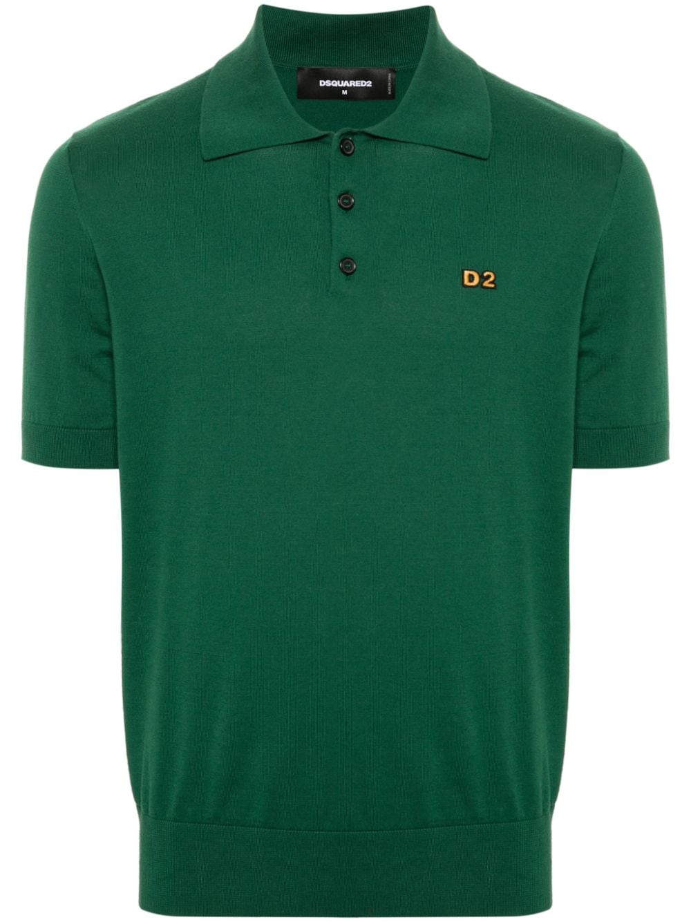 DSQUARED2 logo-embroidered cotton polo shirt