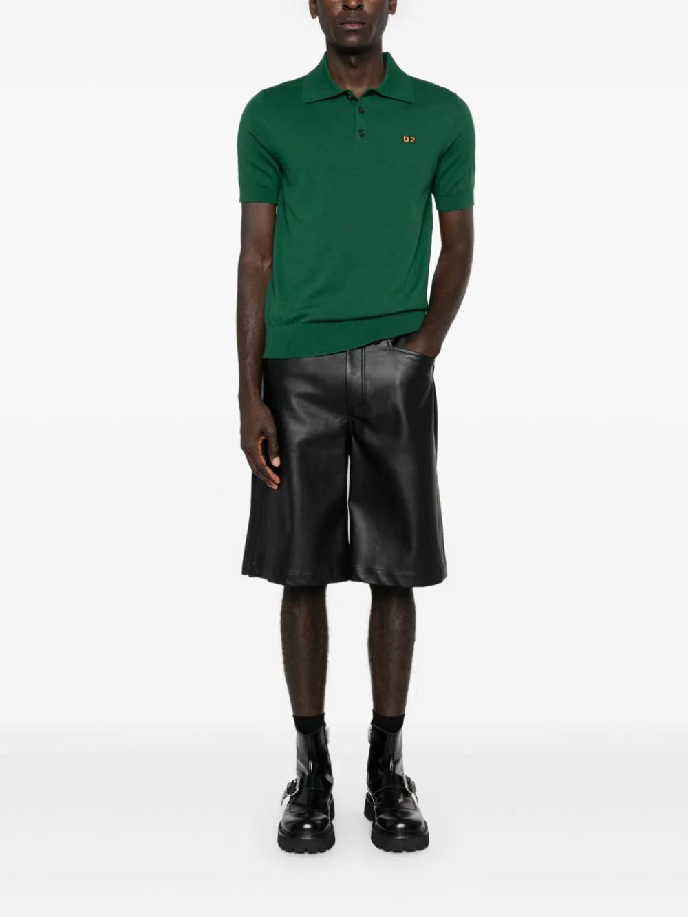 DSQUARED2 logo-embroidered cotton polo shirt - Image 2