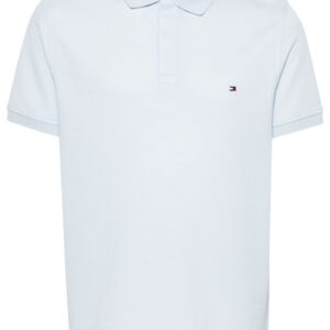 Tommy Hilfiger logo-embroidered textured-finish polo shirt