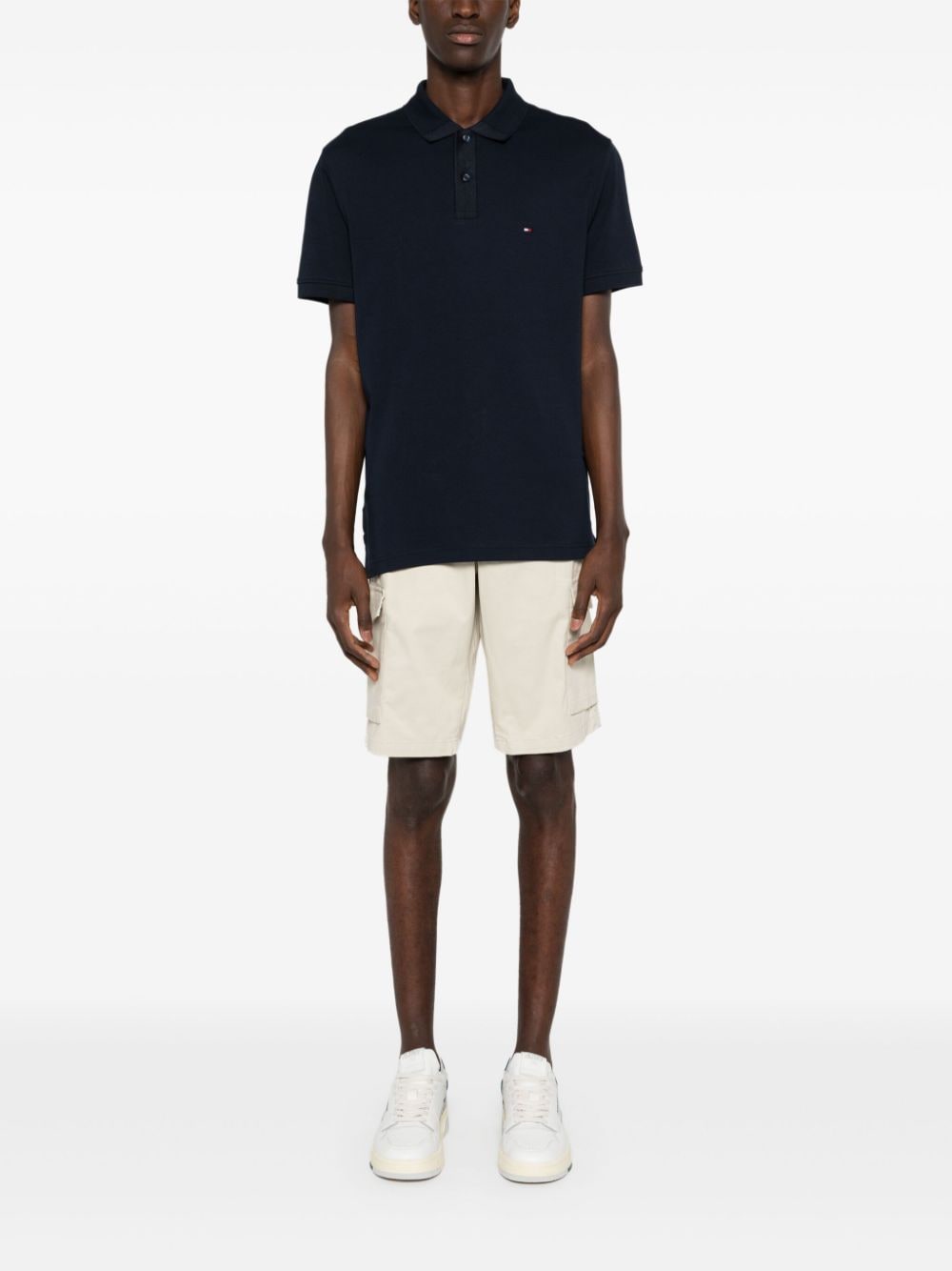 Tommy Hilfiger logo-embroidered organic cotton polo shirt - Image 2