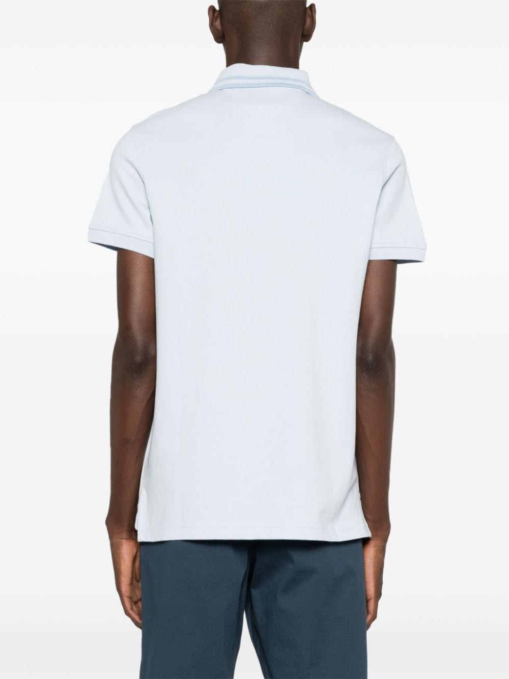 Tommy Hilfiger logo-embroidered organic cotton polo shirt - Image 4