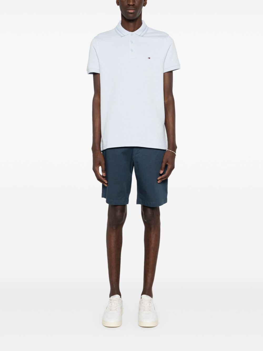 Tommy Hilfiger logo-embroidered organic cotton polo shirt - Image 2