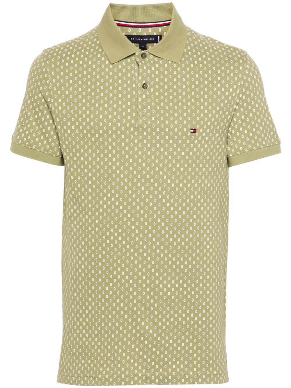 Tommy Hilfiger logo-embroidered organic cotton polo shirt