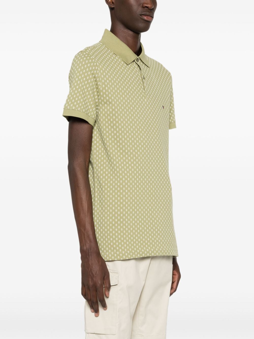 Tommy Hilfiger logo-embroidered organic cotton polo shirt - Image 3