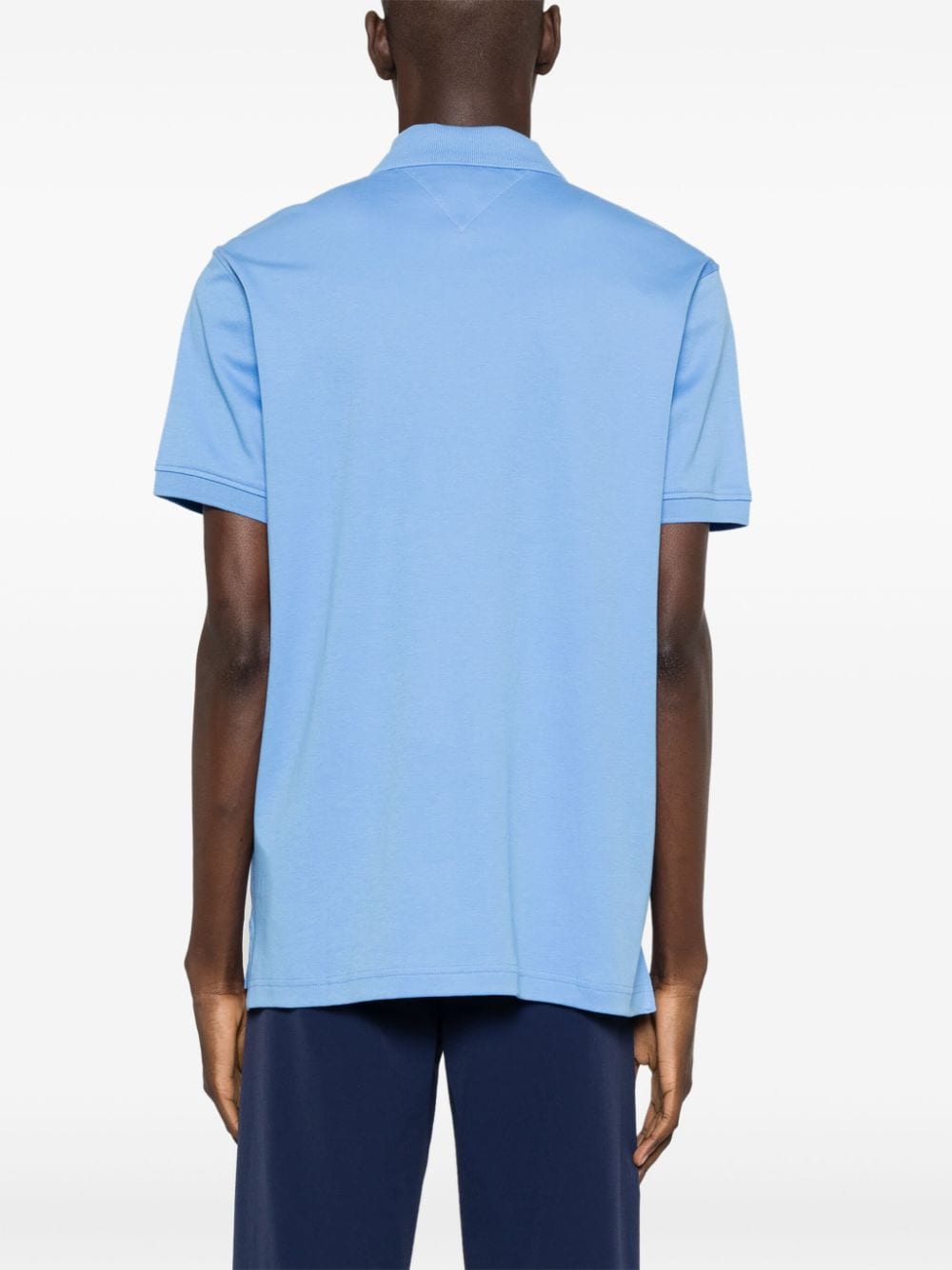 Tommy Hilfiger logo-embroidered organic cotton polo shirt - Image 4