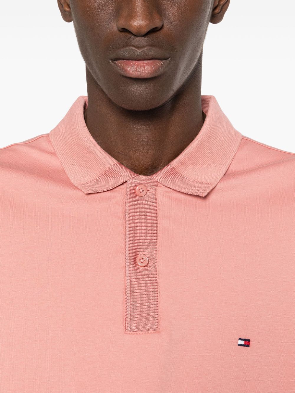 Tommy Hilfiger logo-embroidered organic cotton polo shirt - Image 5