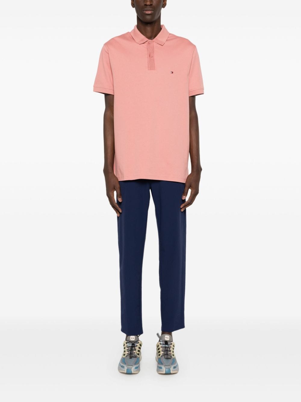 Tommy Hilfiger logo-embroidered organic cotton polo shirt - Image 2