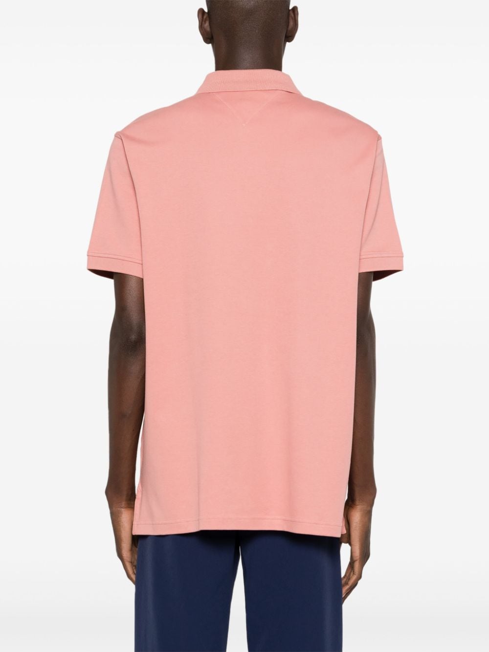 Tommy Hilfiger logo-embroidered organic cotton polo shirt - Image 4