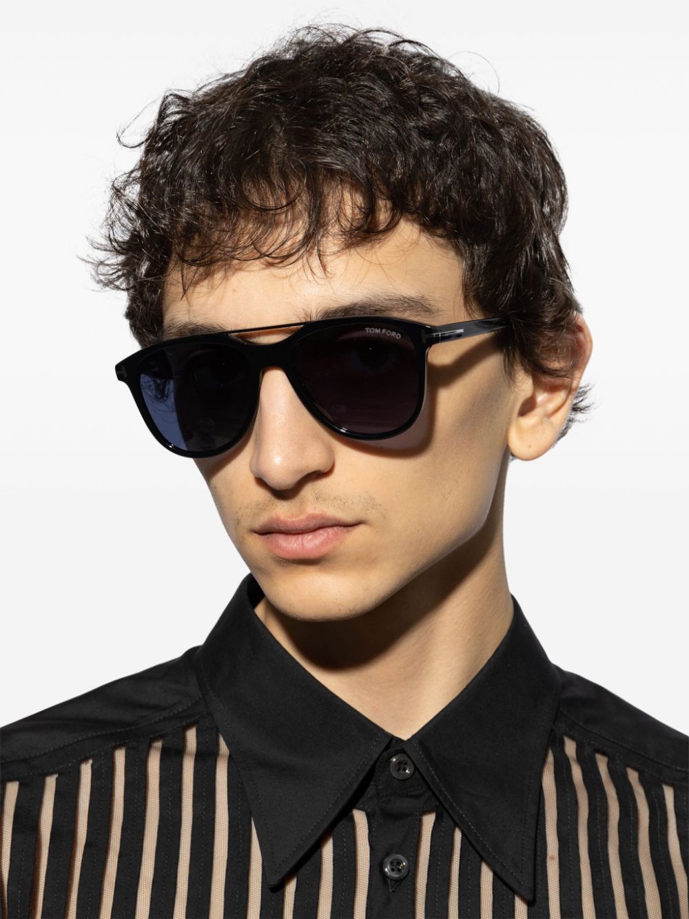 TOM FORD Eyewear Damian 02 pilot-frame sunglasses - Image 4