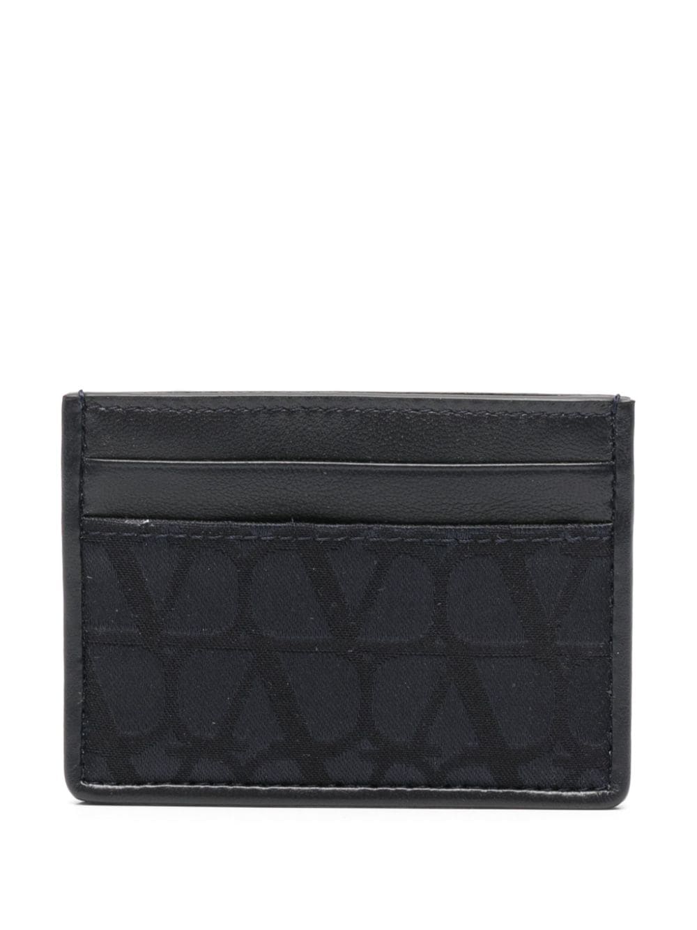 Valentino Garavani VLogo-jacquard cardholder