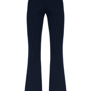 Stella McCartney ribbed-knit flared leggings