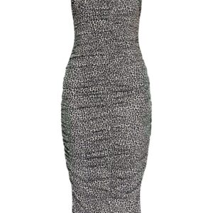 Michael Michael Kors leopard-print midi dress