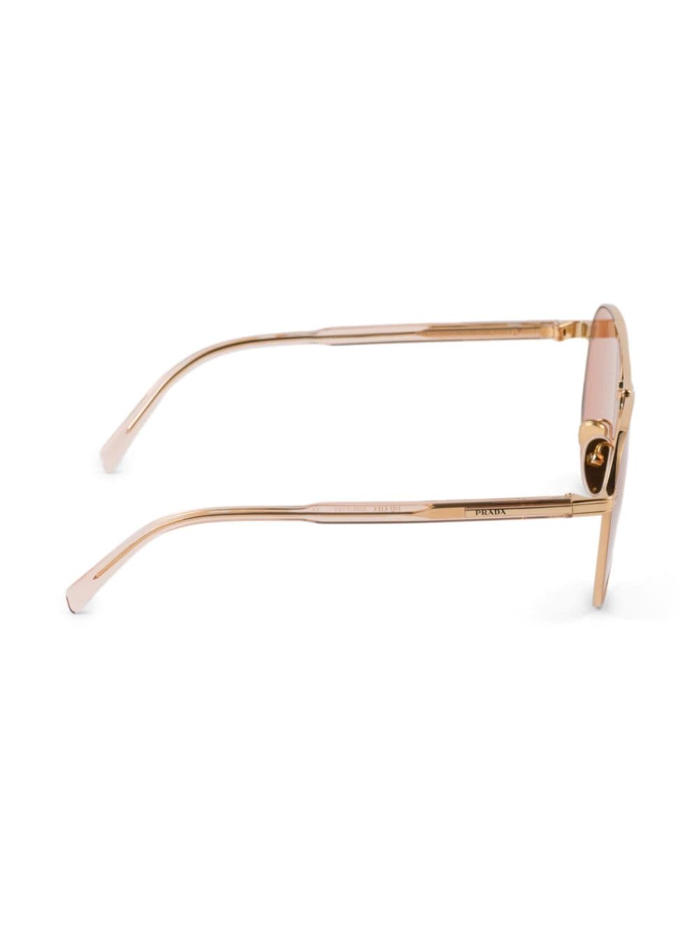 Prada Eyewear engraved logo pilot-frame sunglasses - Image 2