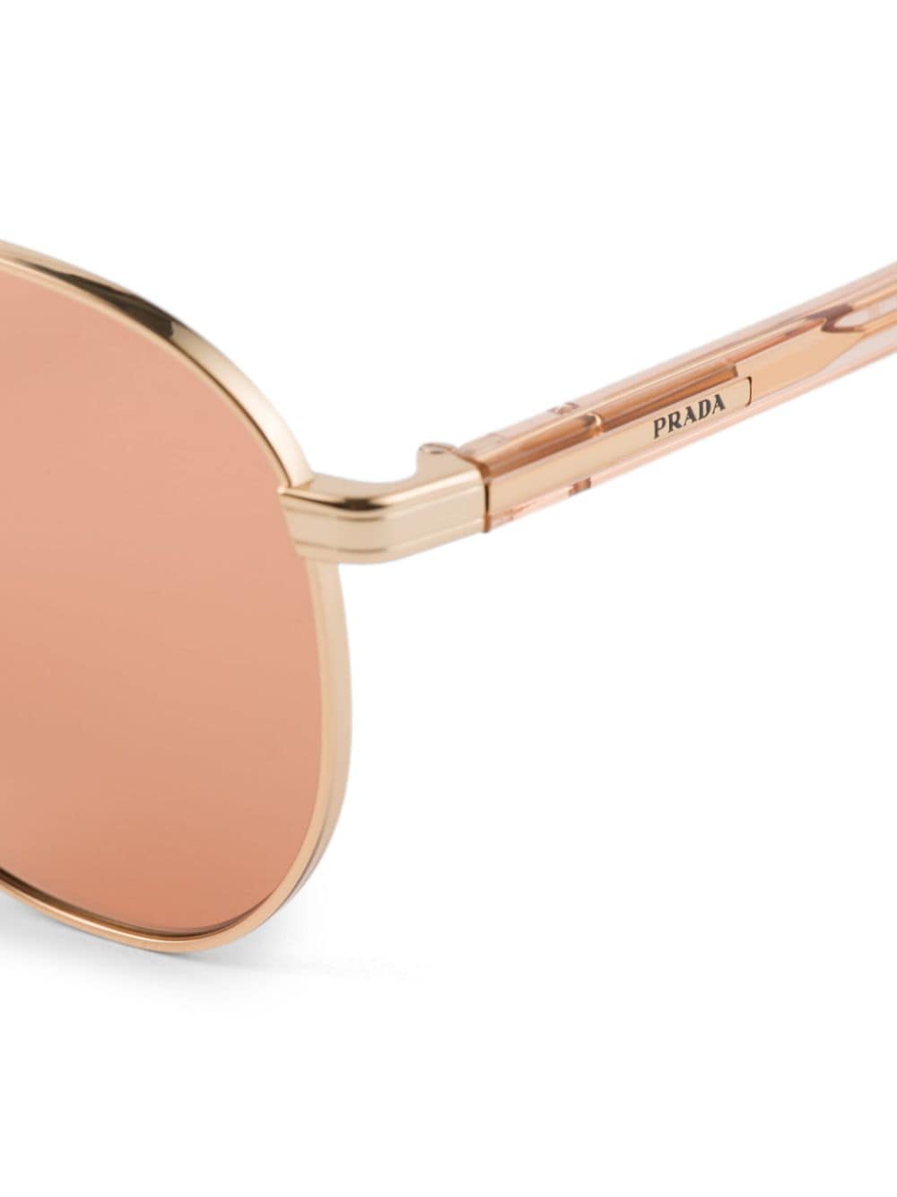 Prada Eyewear engraved logo pilot-frame sunglasses - Image 3