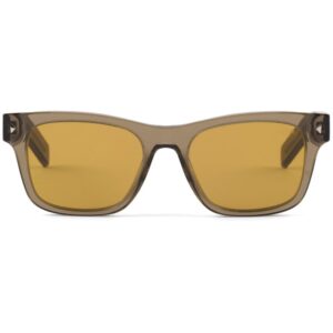 Prada Eyewear striped metal detail rectangle-frame sunglasses