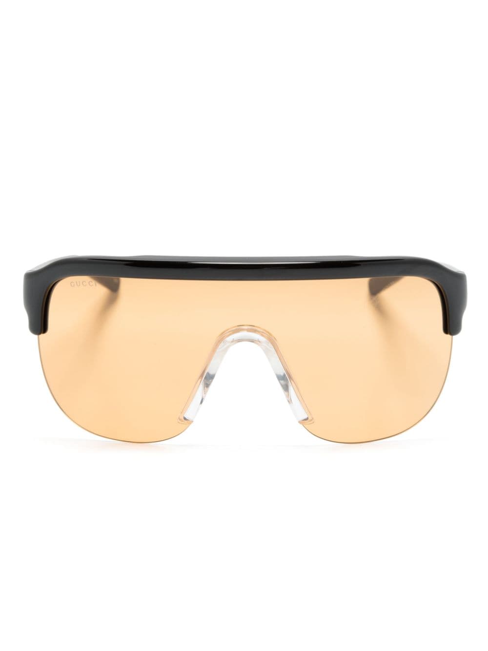 Gucci Eyewear half-rimless shield-frame sunglasses