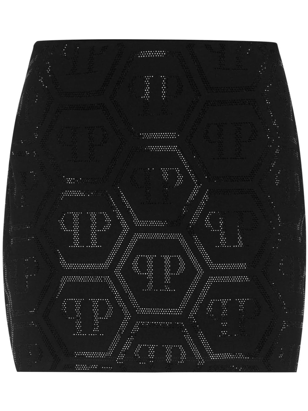 Philipp Plein monogram pencil skirt