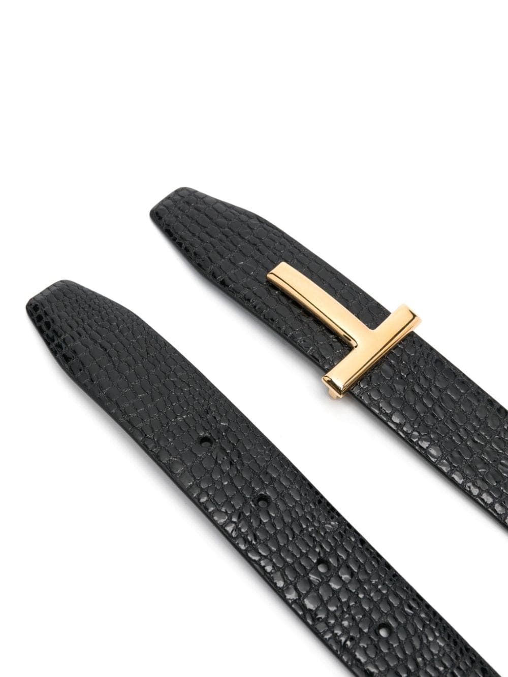 Louis Vuitton croc-embossed leather belt - Image 2