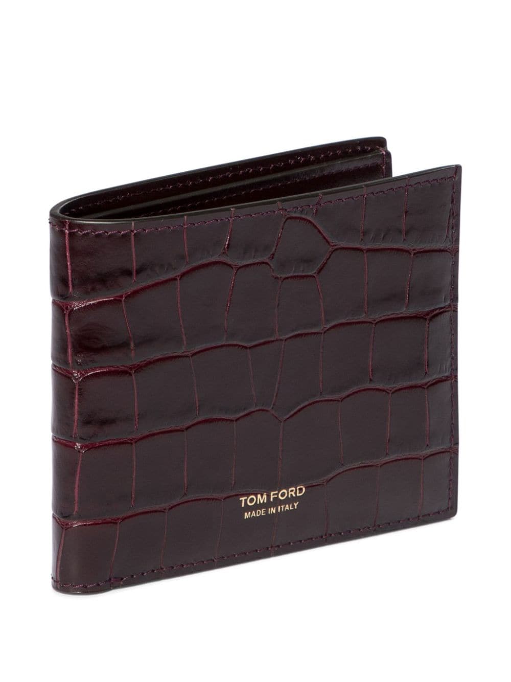 TOM FORD T Line crocodile-effect cardholder - Image 3