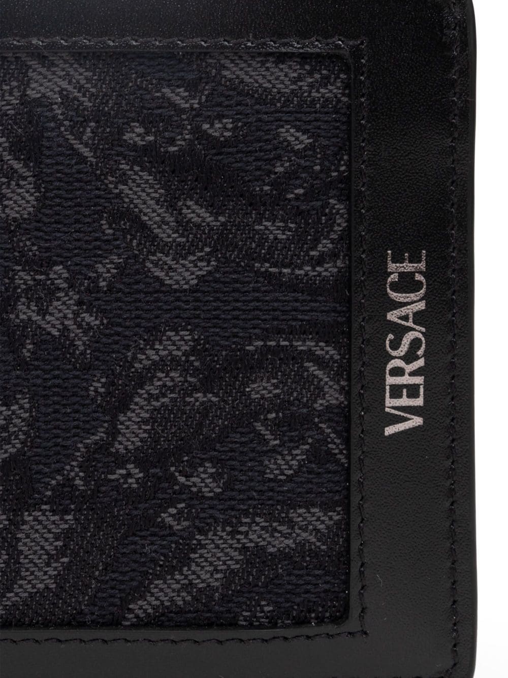 Versace patterned-jacquard bi-fold wallet - Image 5