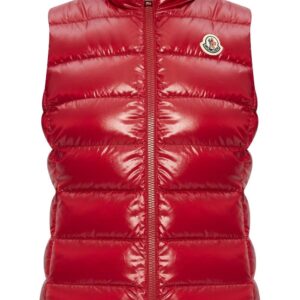 Moncler  stand-up collar logo patch gilet