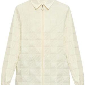 Moncler  logo-patch quilted jacket