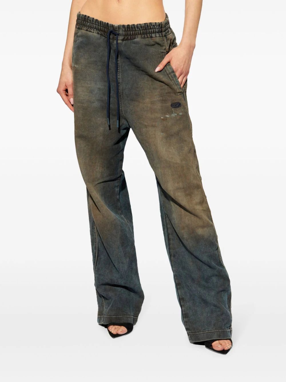 Diesel D-Martians distressed track pants - Image 2