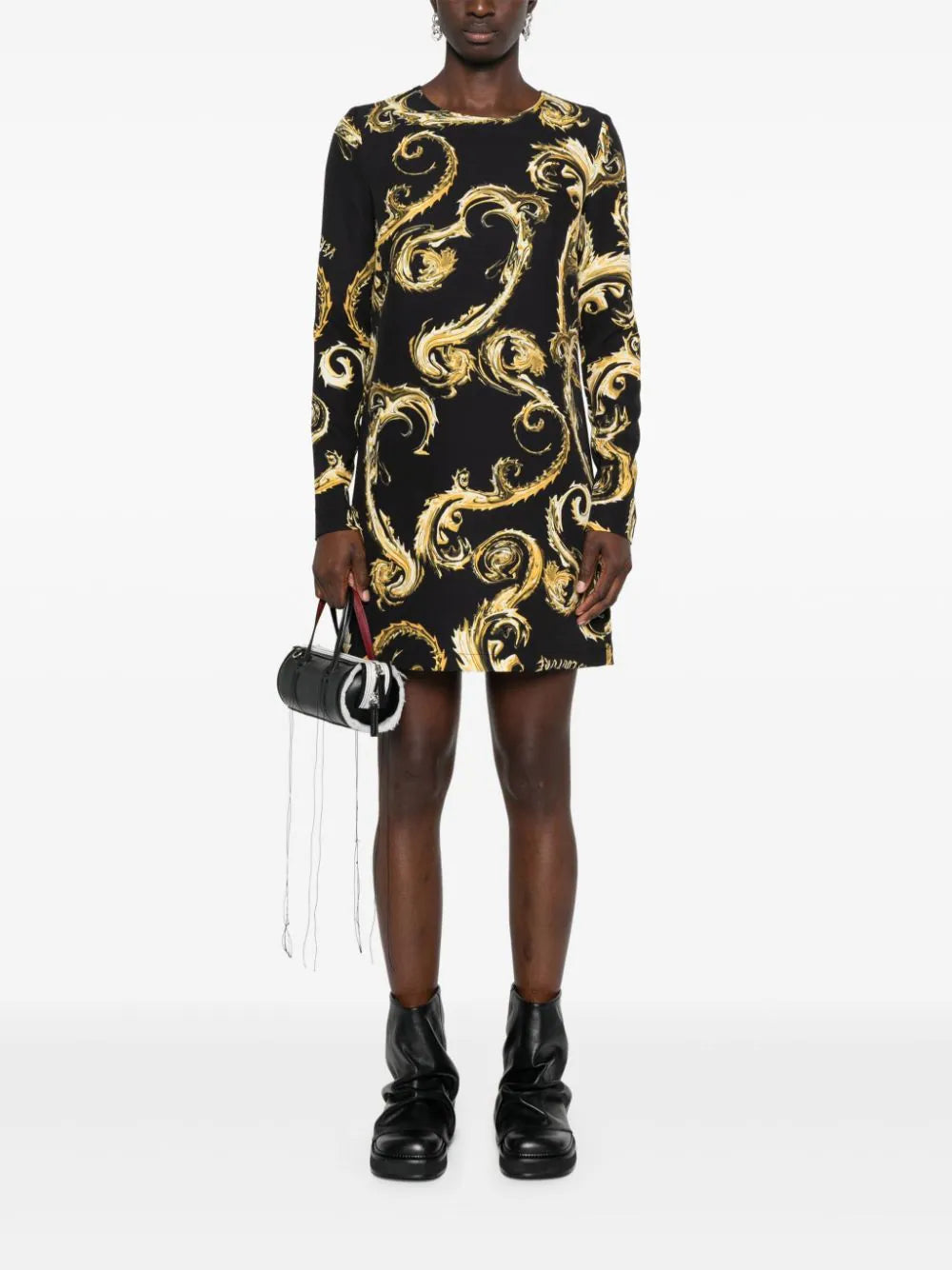 Versace Jeans Couture Watercolor Couture-print midi dress - Image 2