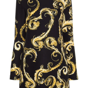 Versace Jeans Couture  Watercolor Couture-print midi dress