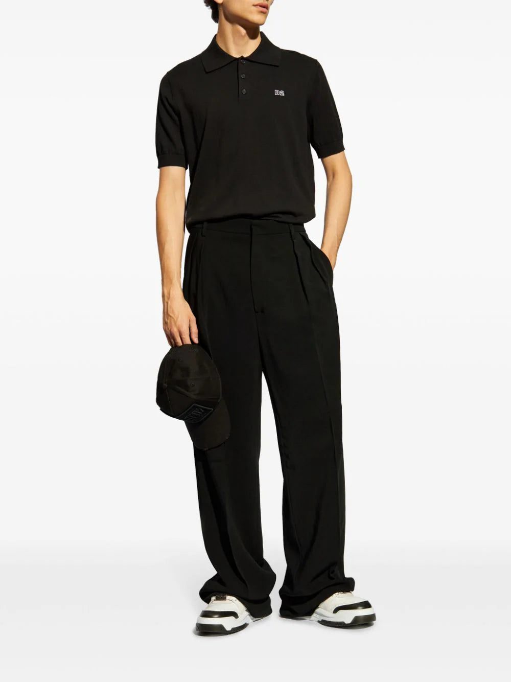 DSQUARED2 logo patch polo shirt - Image 2