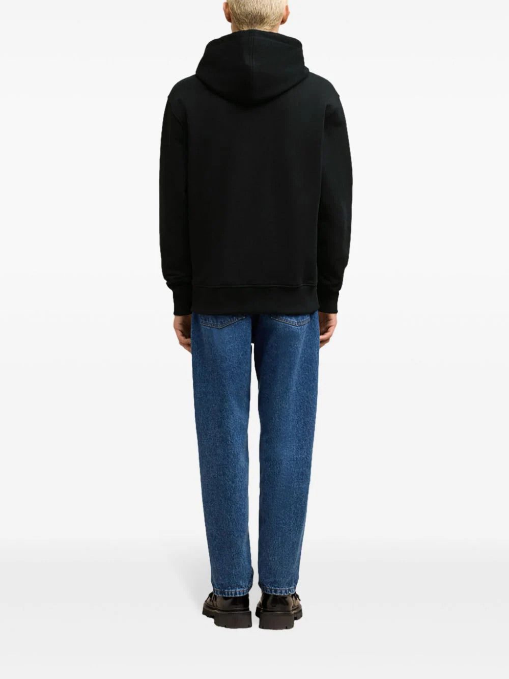 AMI Paris Ami de Coeur zipped cotton hoodie - Image 4