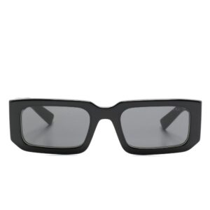 Prada Eyewear logo-lettering rectangle-frame sunglasses