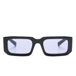 Prada Eyewear logo-lettering rectangle-frame sunglasses