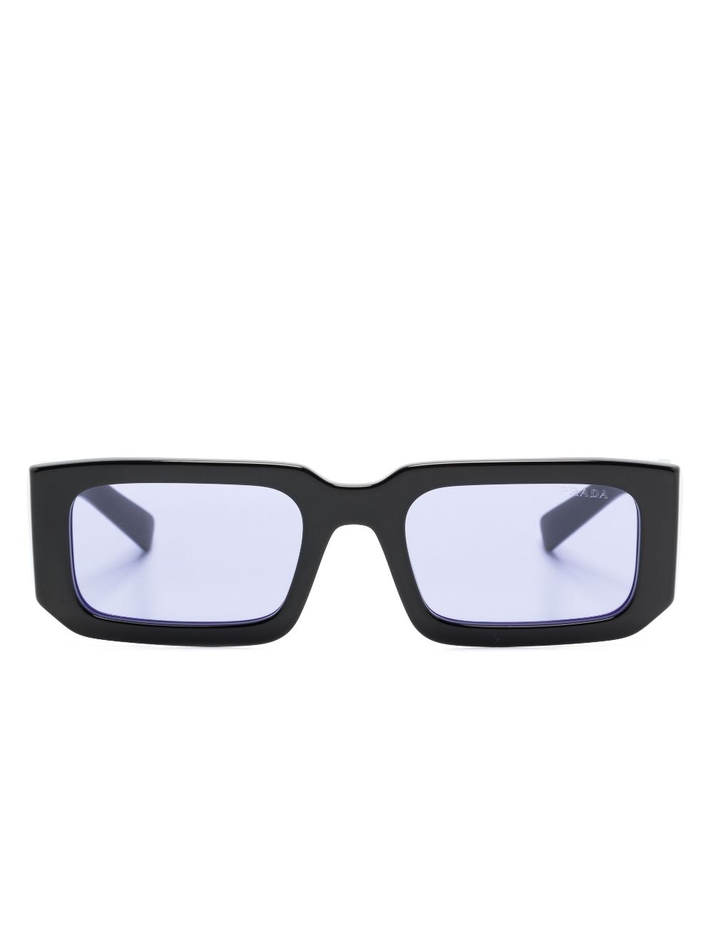 Prada Eyewear logo-lettering rectangle-frame sunglasses