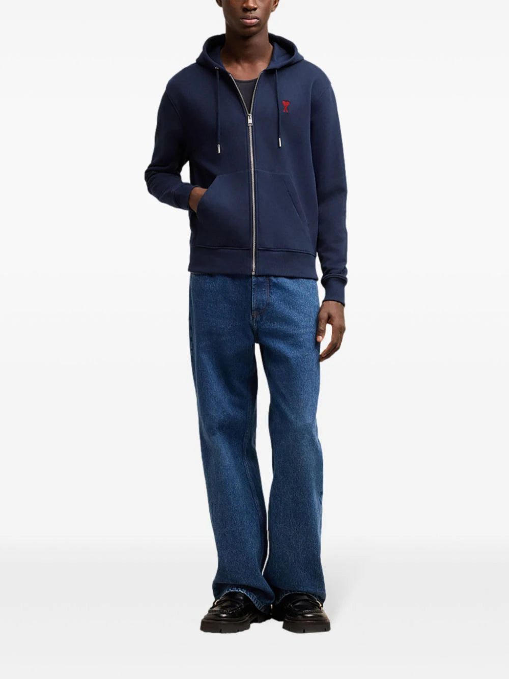 AMI Paris Ami de Coeur organic cotton hoodie - Image 3