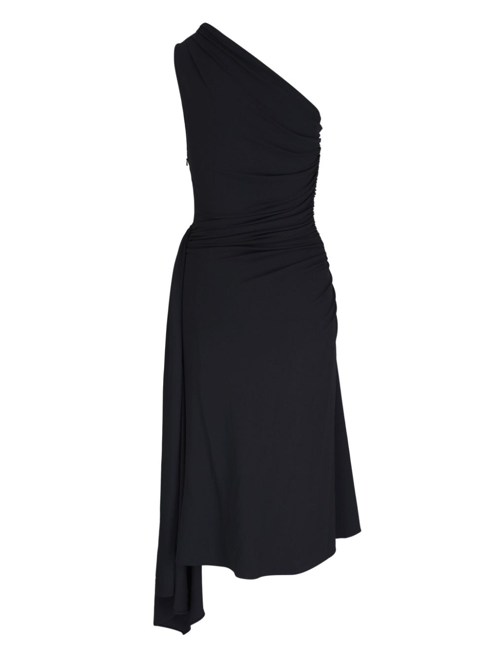 Michael Kors ruched one-shoulder midi dress - Image 2