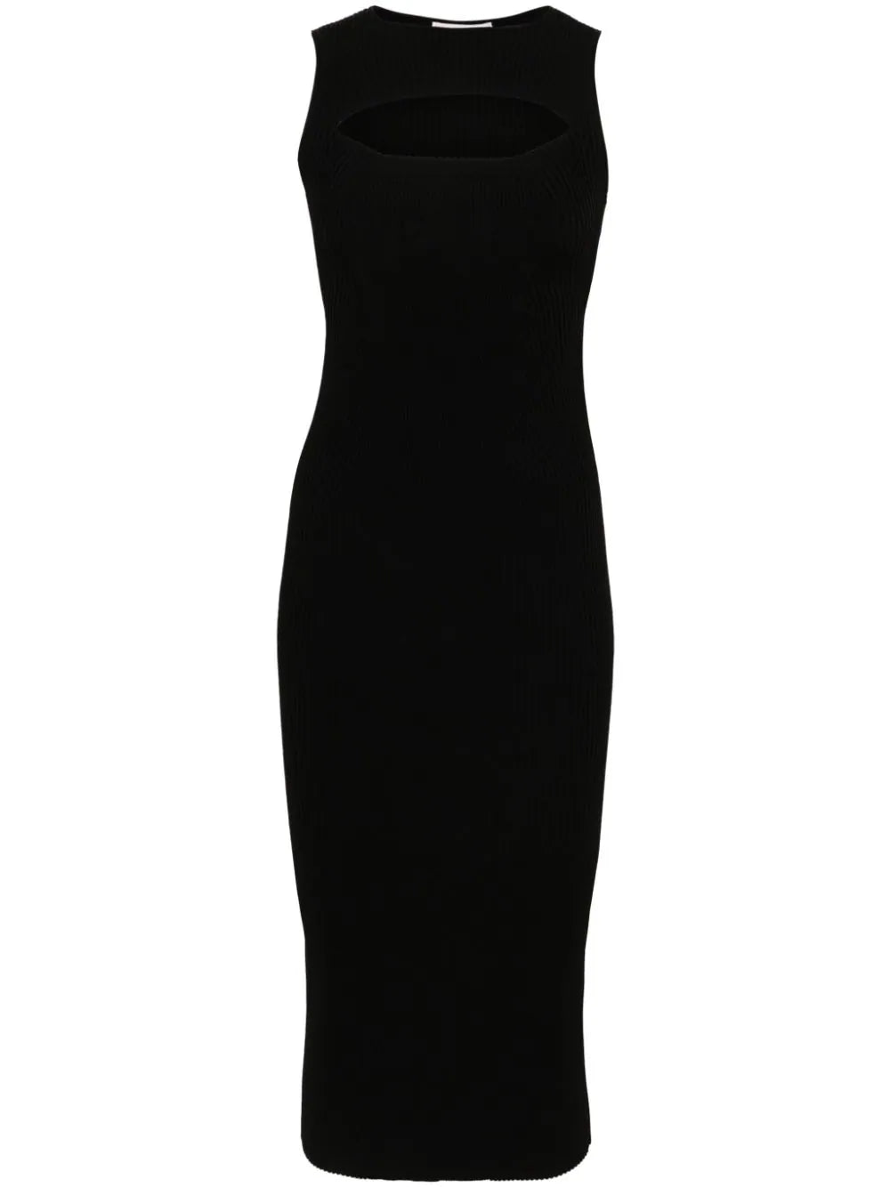 Alexander McQueen cut-out ribbed maxi dress