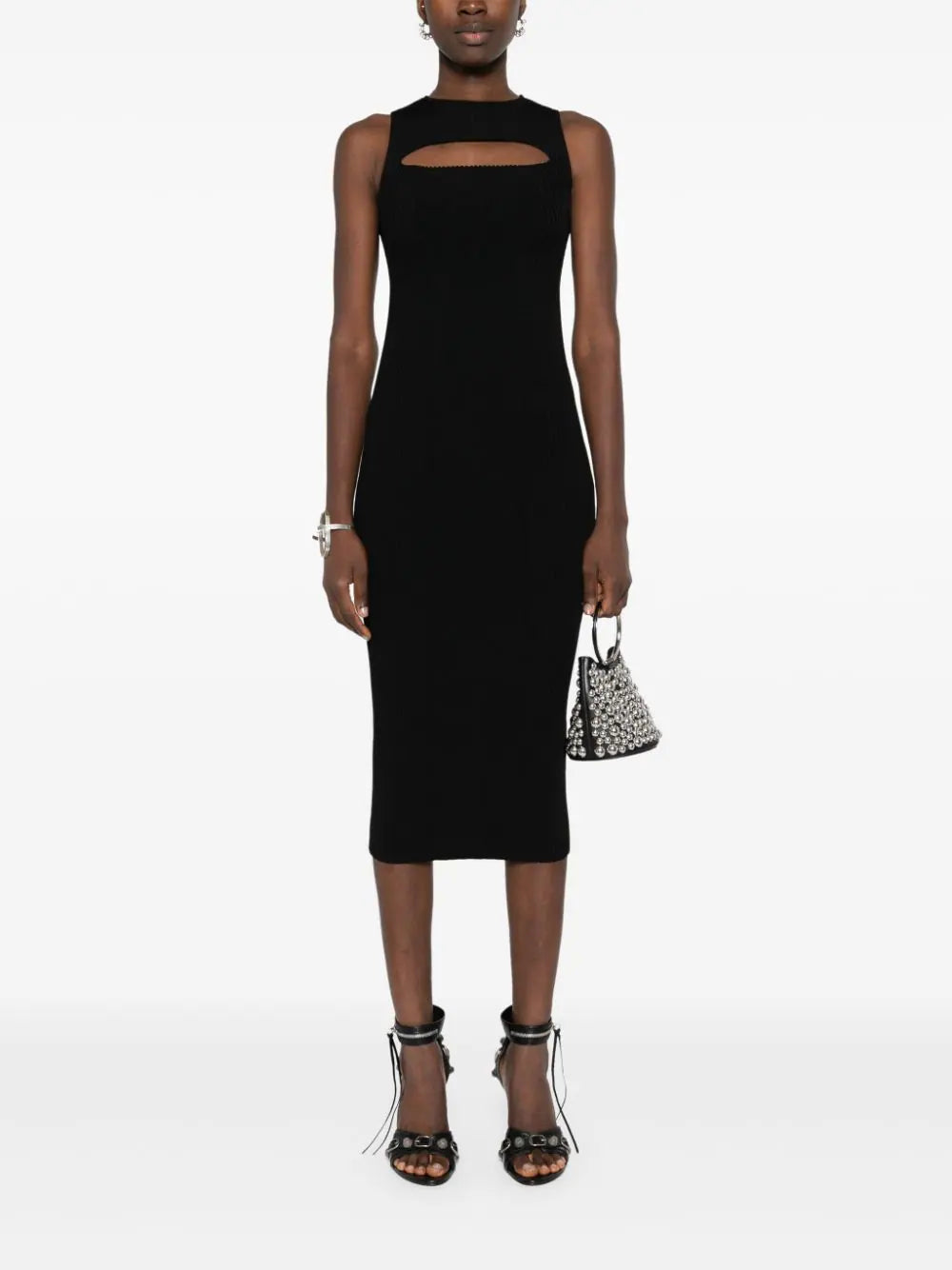 Alexander McQueen cut-out ribbed maxi dress - Image 2