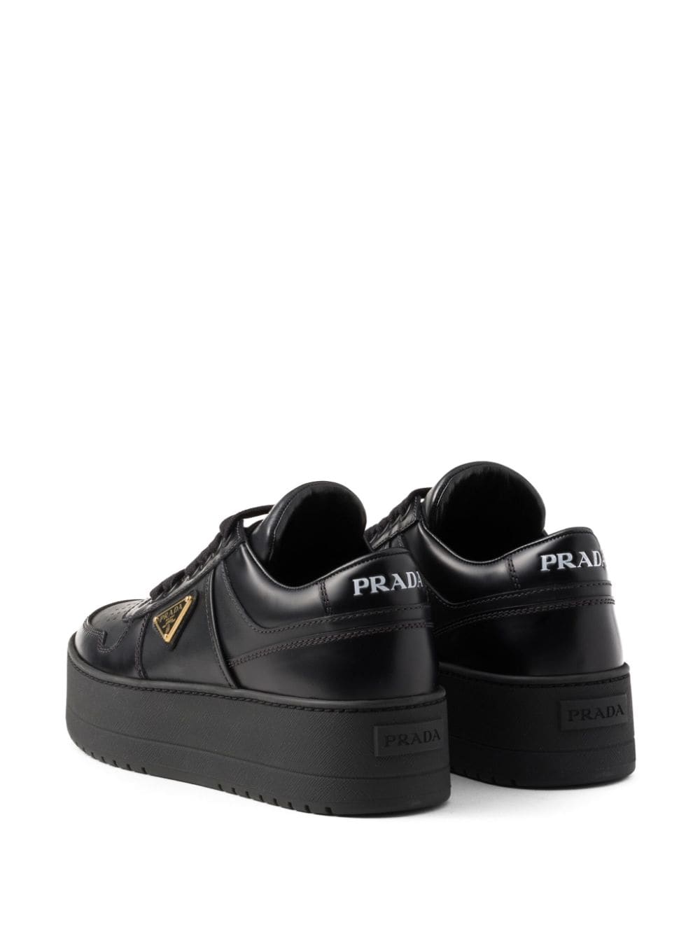 Prada Downtown Bold leather sneakers - Image 3
