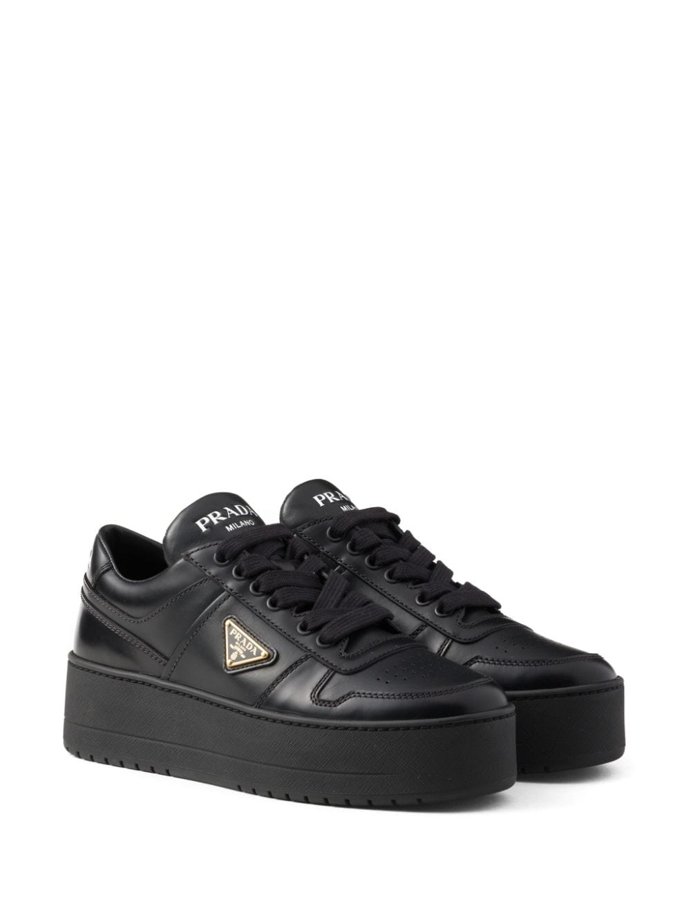 Prada Downtown Bold leather sneakers - Image 2