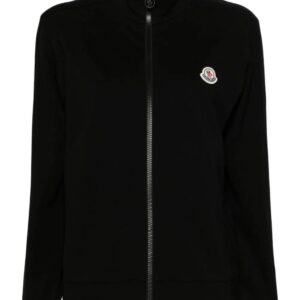 Moncler  logo-appliqué zipped jacket