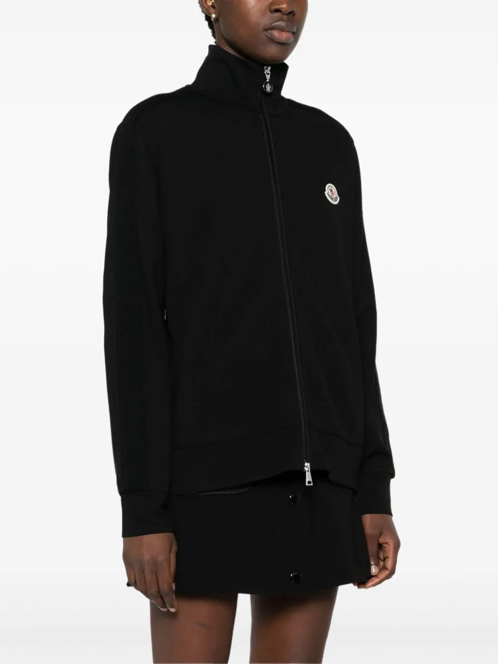 Moncler logo-appliqué zipped jacket - Image 3