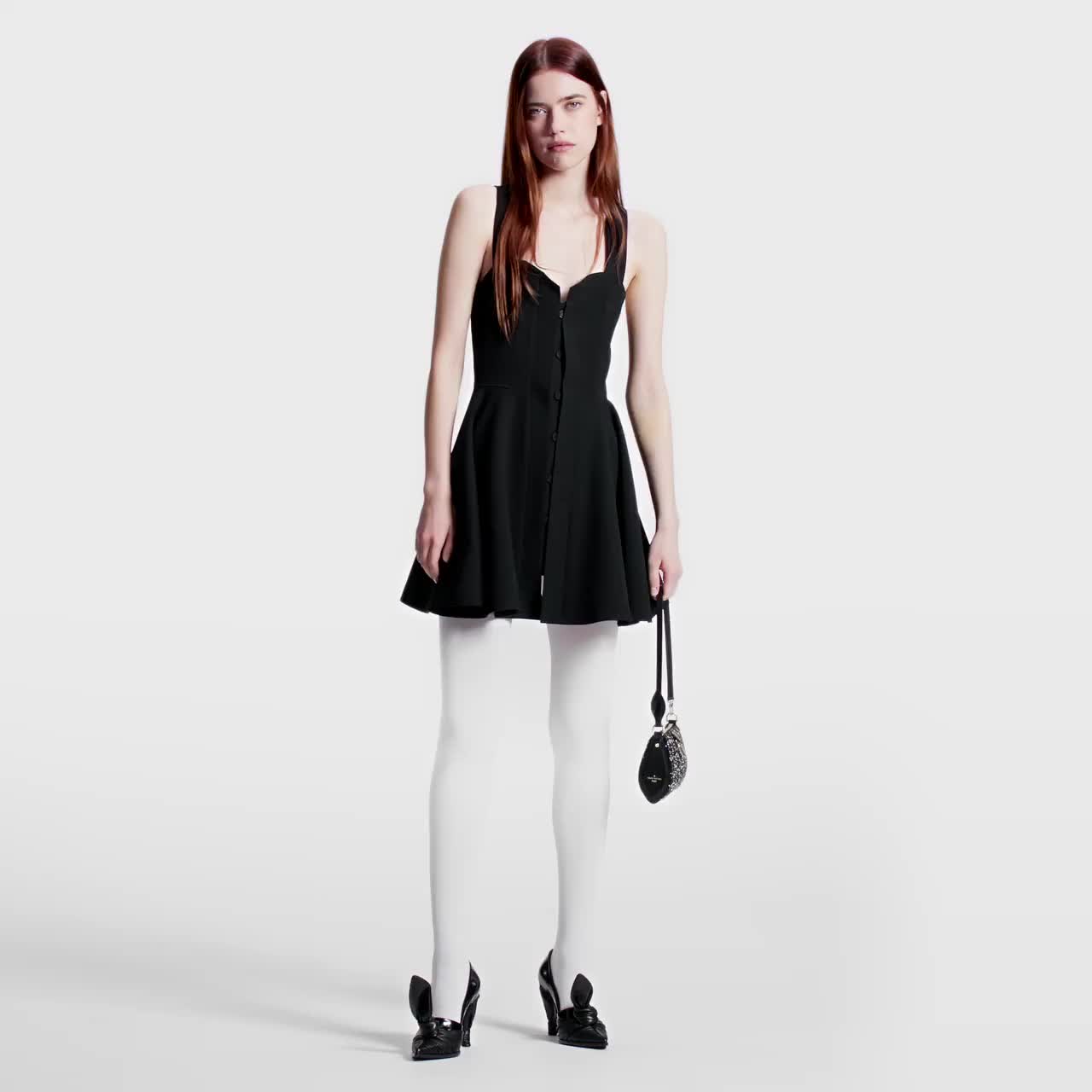 Louis Vuitton Crepe Bodice Dress - Image 4