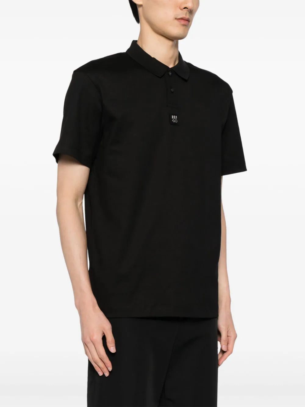 HUGO interlock-cotton polo shirt - Image 3