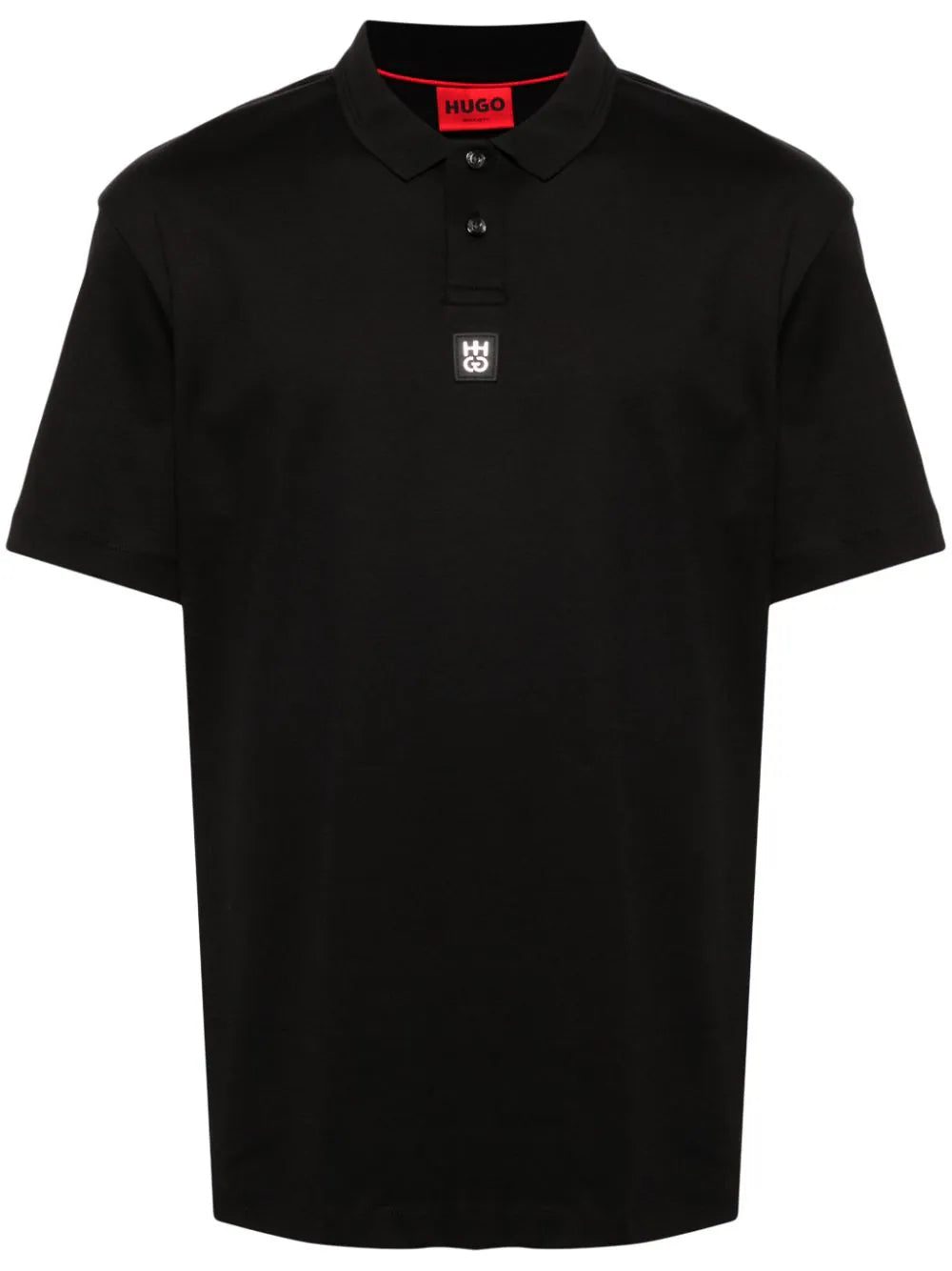 HUGO interlock-cotton polo shirt